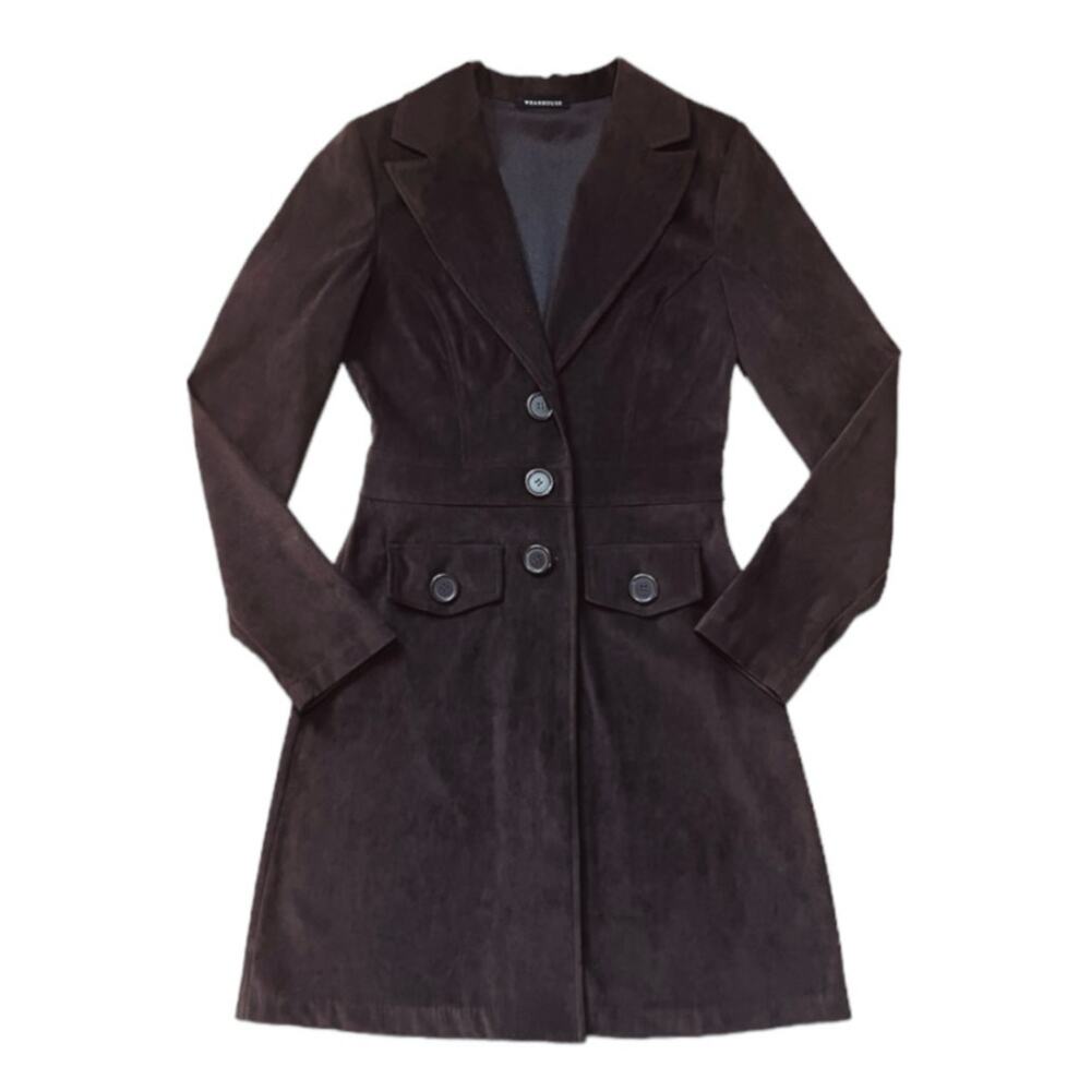 Wearhouse Brown Trench Coat | Size S